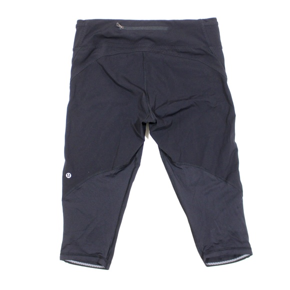 Lululemon Mesh Crop Athletic Yoga Leggings - Picture 5 of 8